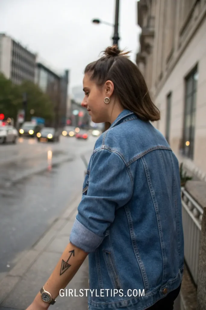 Meaningful small tattoos for women - tiny arrow forearm tattoo for strength.
