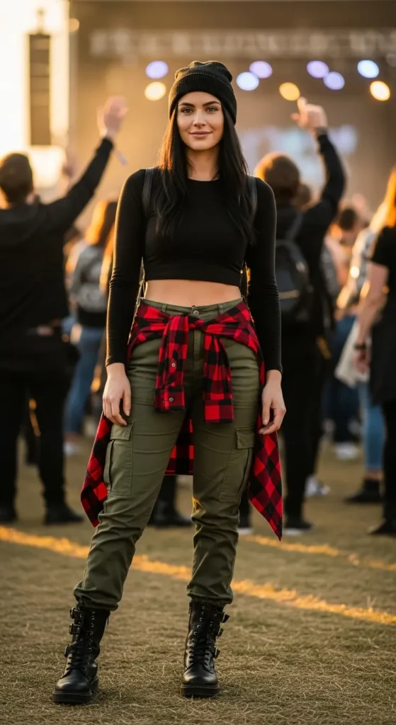 Cargo pants grunge streetwear