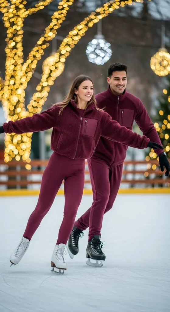 Casual matching Christmas looks