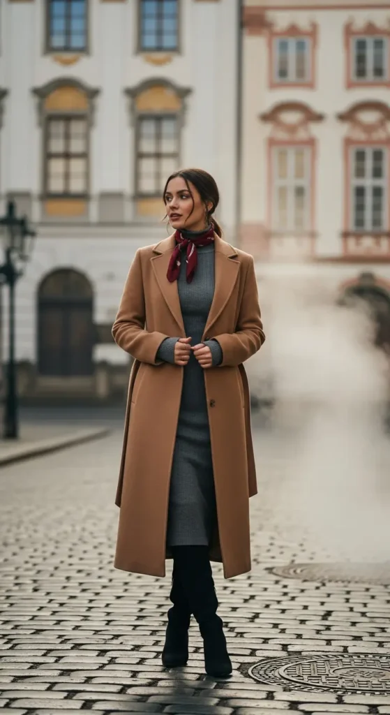 Chic winter brunch look