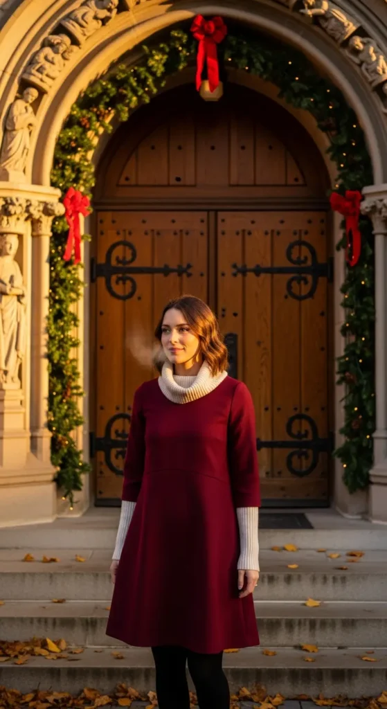 Layered shift church dress