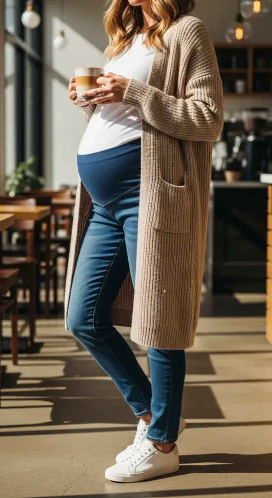 Maternity jeans outfit