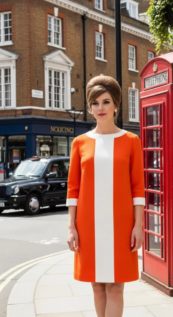 Mod shift retro dress