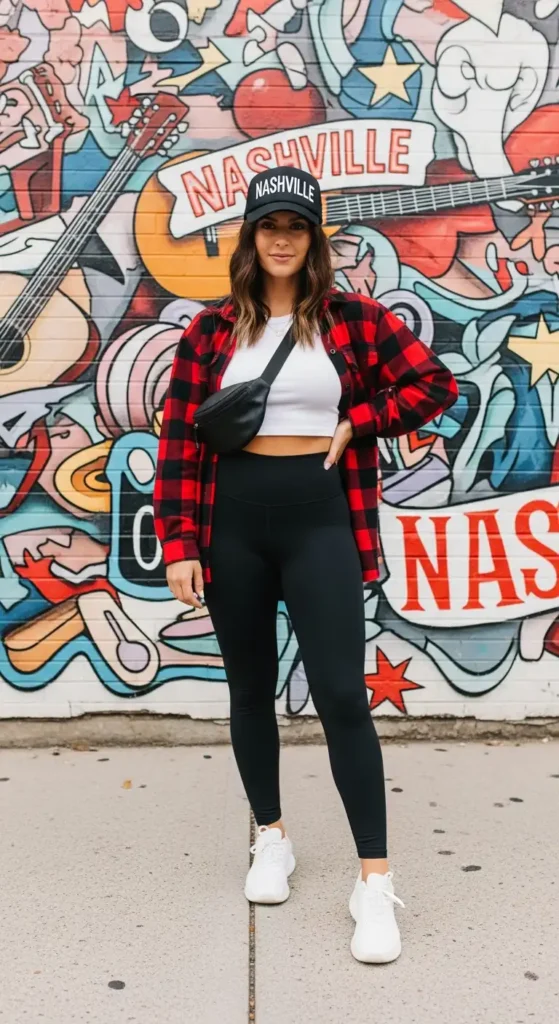 Nashville athleisure outfit women