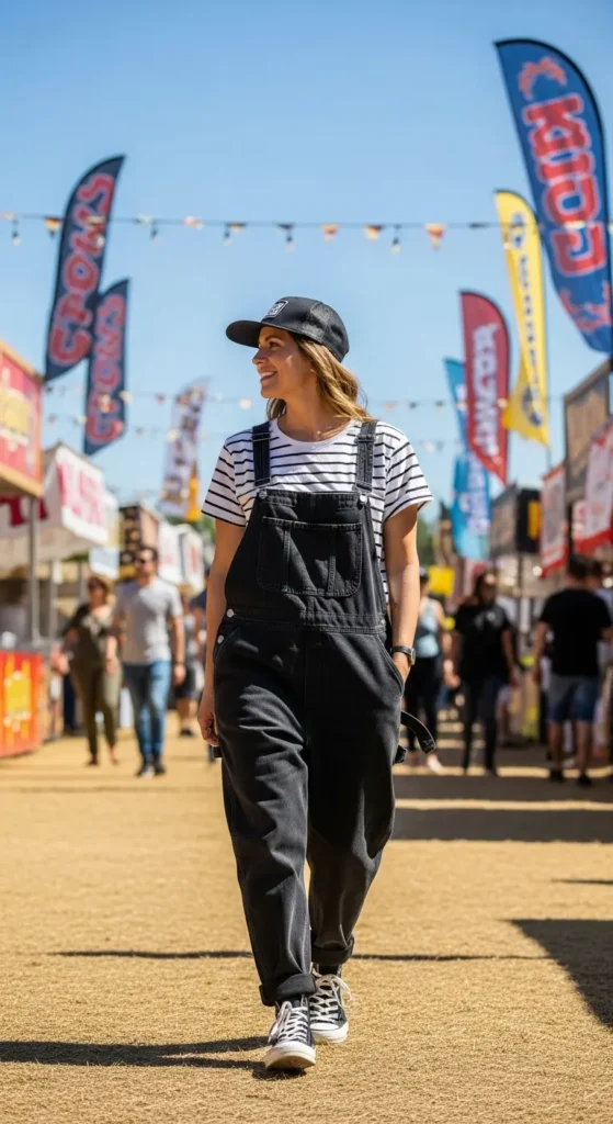 Overalls vintage grunge outfit