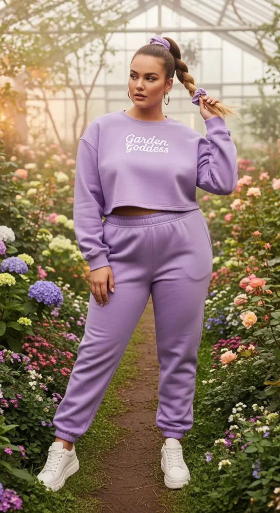 Pastel athleisure lounge set