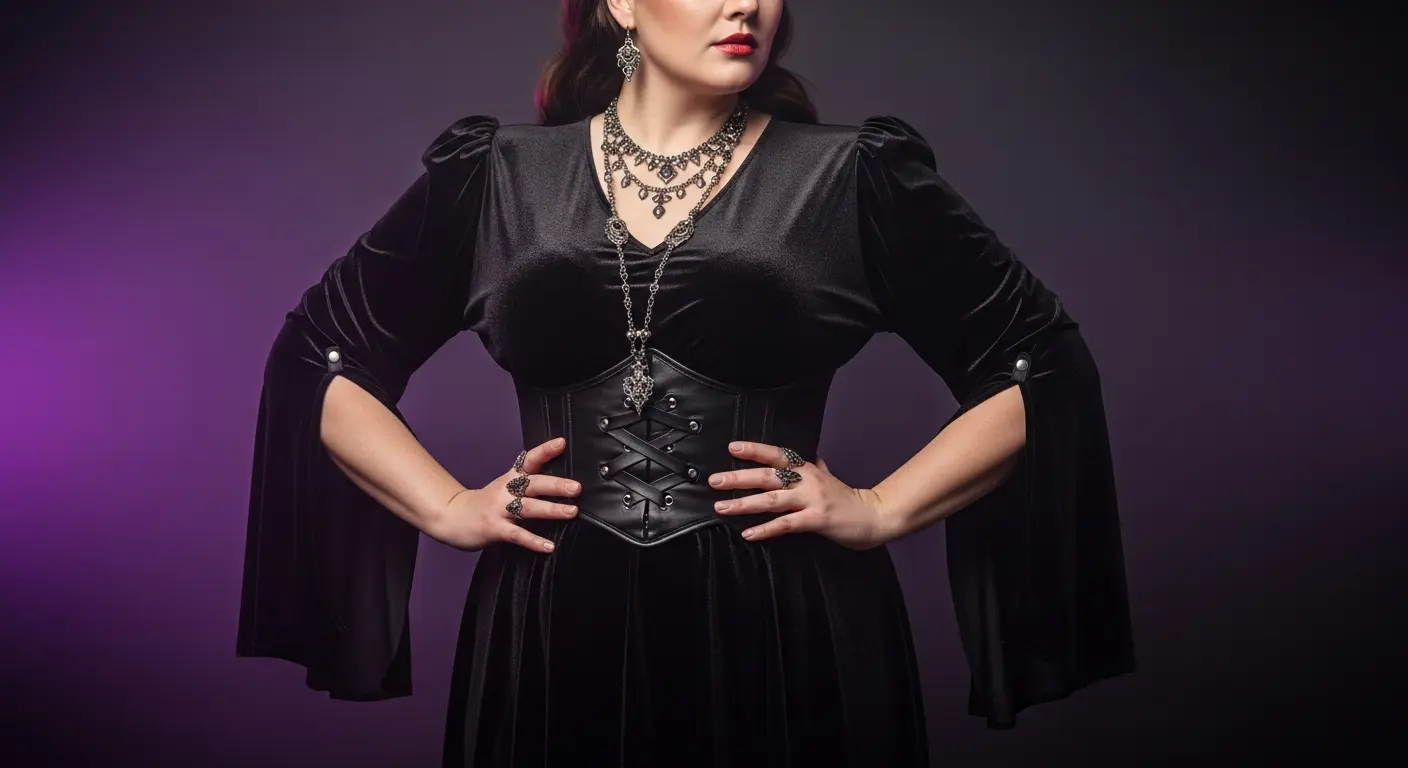 Plus size goth outfits