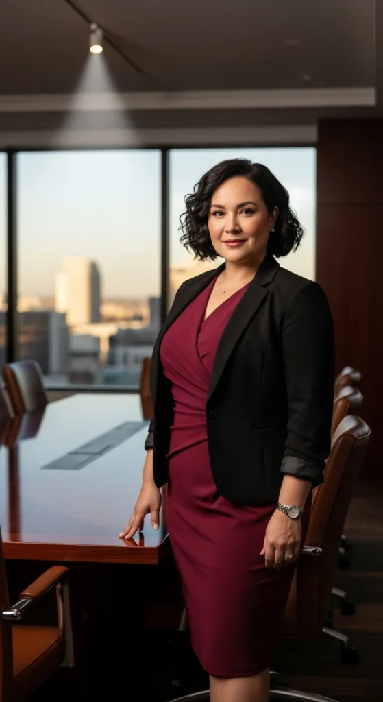 Plus size sheath dress office