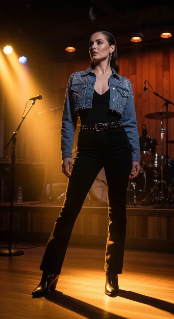 Rhinestone Nashville concert outfit