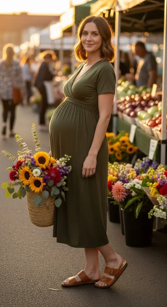 Stylish maternity dress