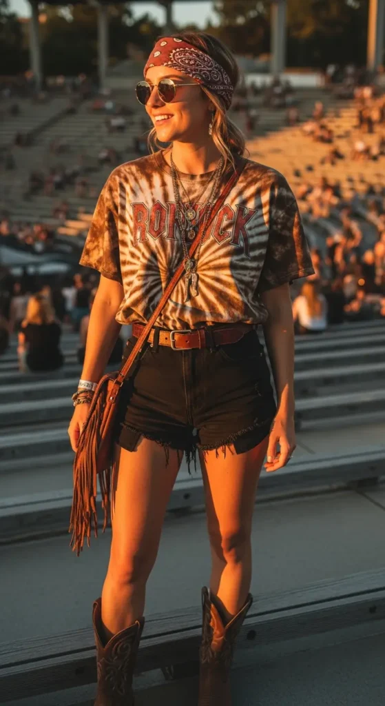 Tie-dye Nashville outfit