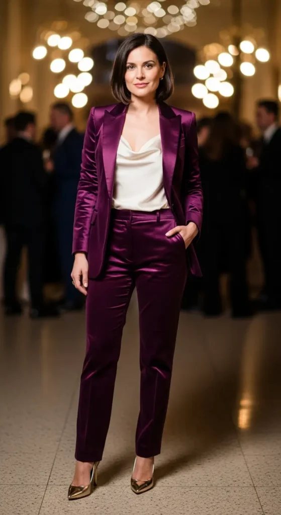 Velvet suit New Year's