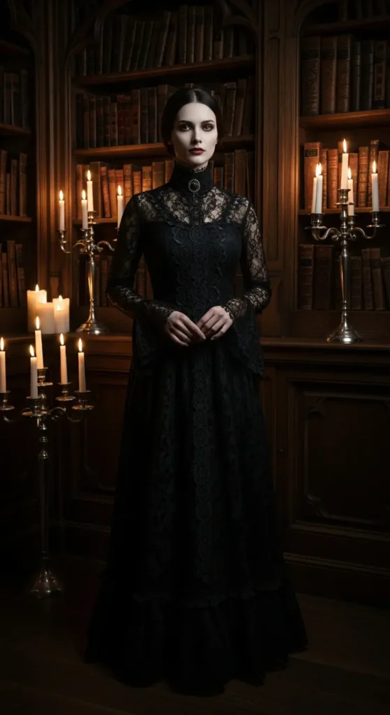 Victorian lace vintage dress