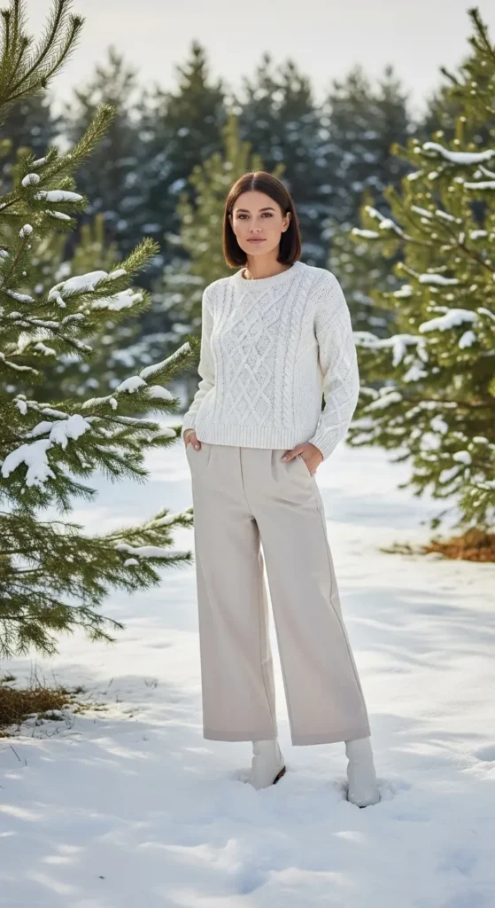 White Christmas outfit ideas