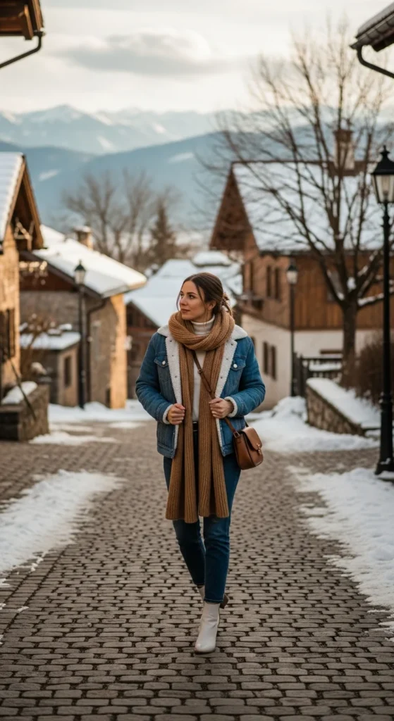 Winter wardrobe ideas denim