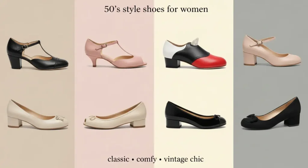 50's style shoes for women