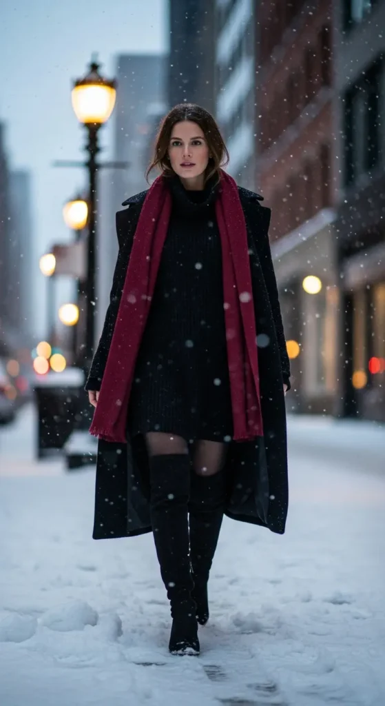 All black winter outfit ideas