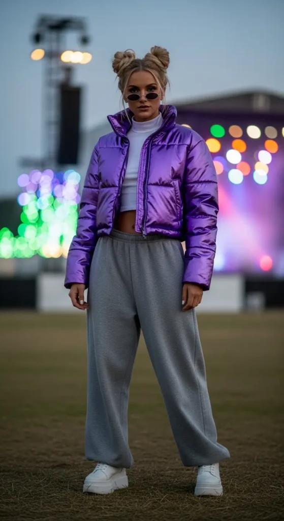 Baggy sweats y2k style