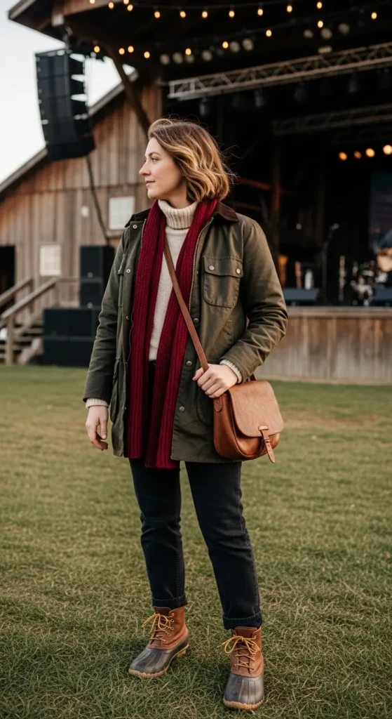 Barn coat country concert style