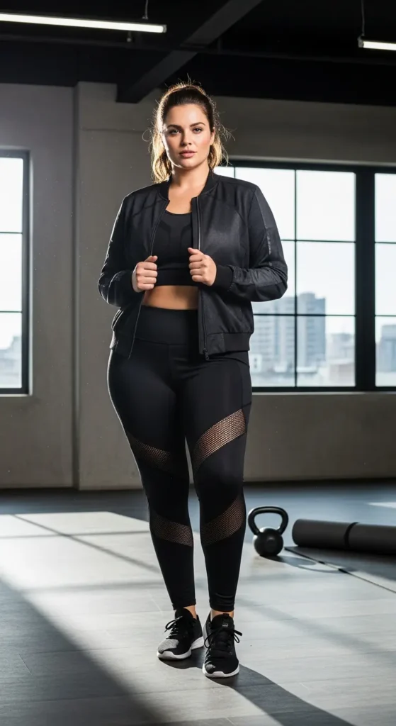 Black yoga pants street style