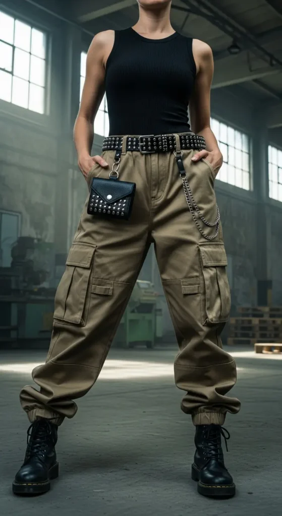 Cargo pants y2k outfit