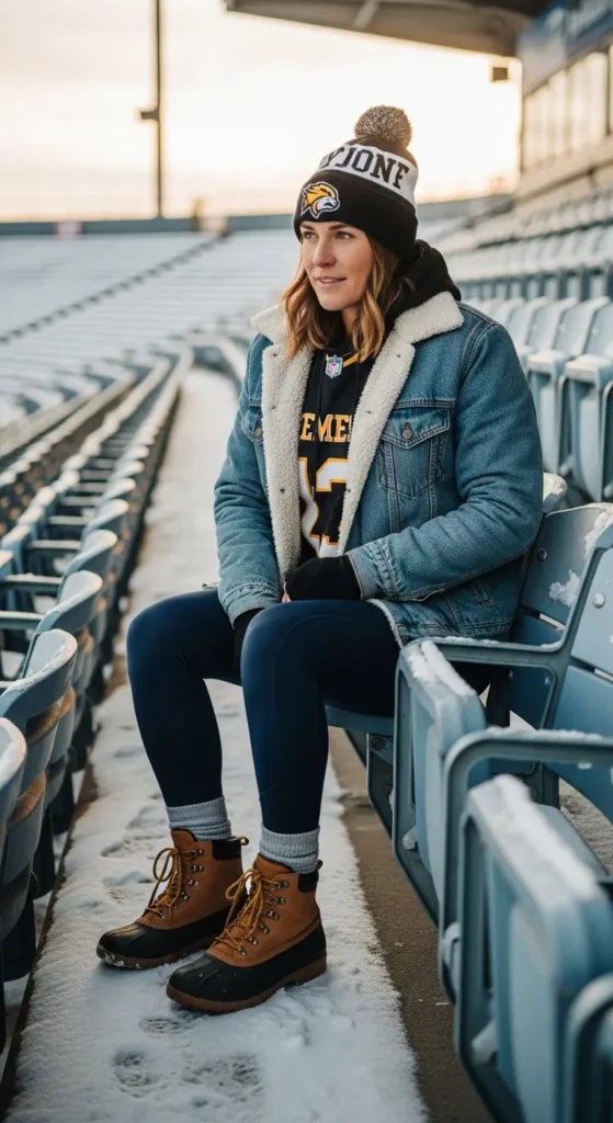 Cold weather gameday look