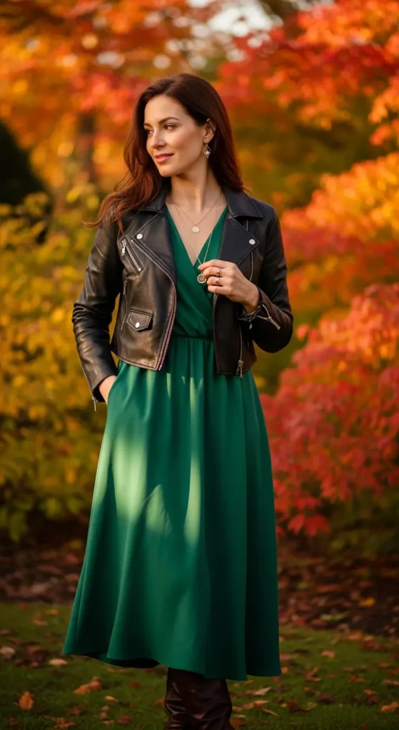 Fall dresses with boots