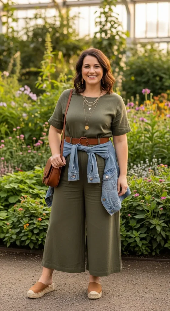 Jumpsuit midsize fashion inspiration