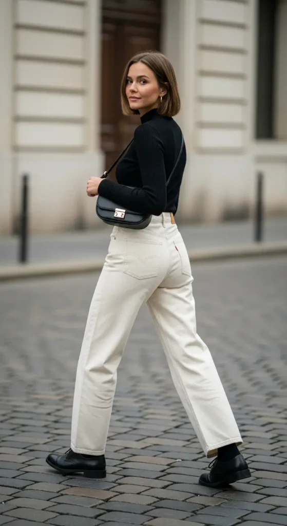 Leather sole oxford shoes