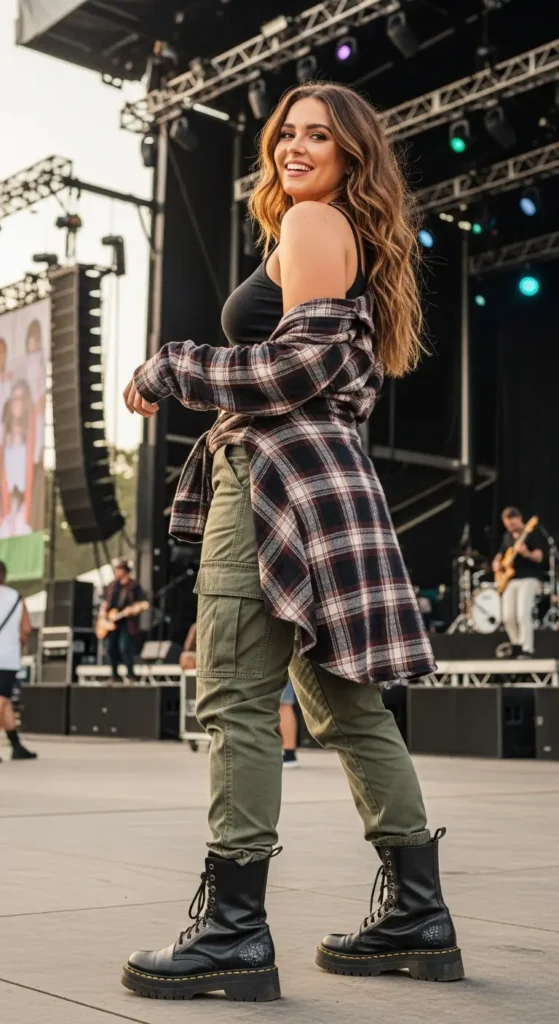 Midsize cargo pants outfit