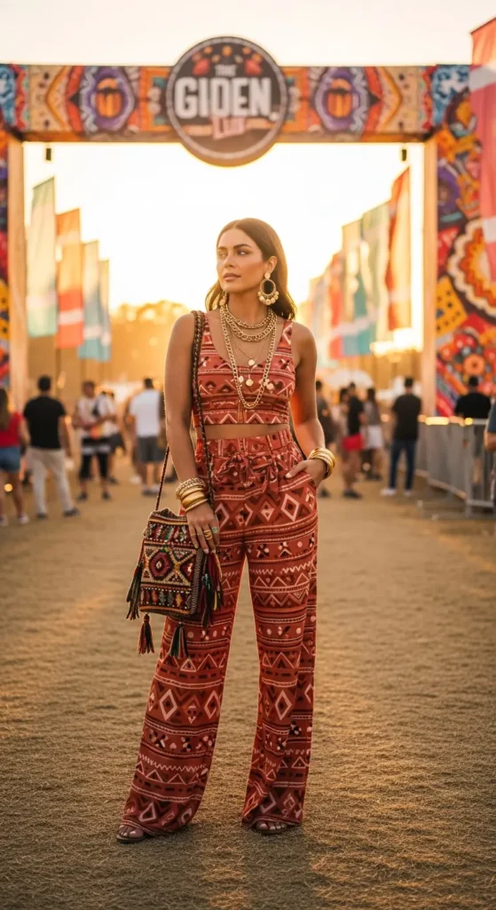 Modern boho festival co-ord
