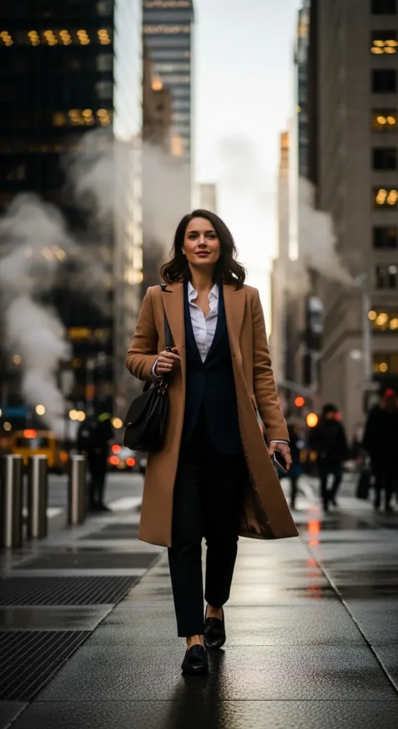 NYC winter work outfit