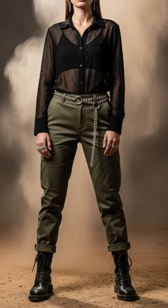 Sheer desert rave clothing