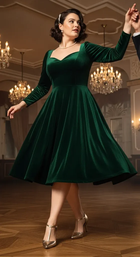 T-strap vintage dance heels