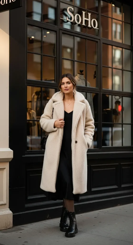 Teddy coat winter NYC