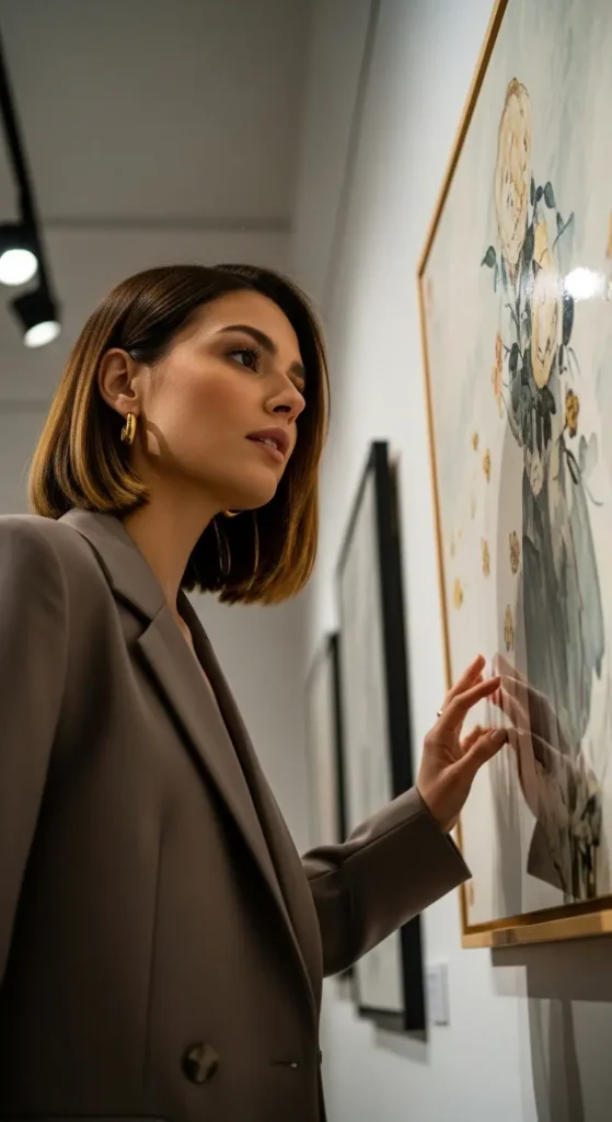 Warm mushroom brown hair