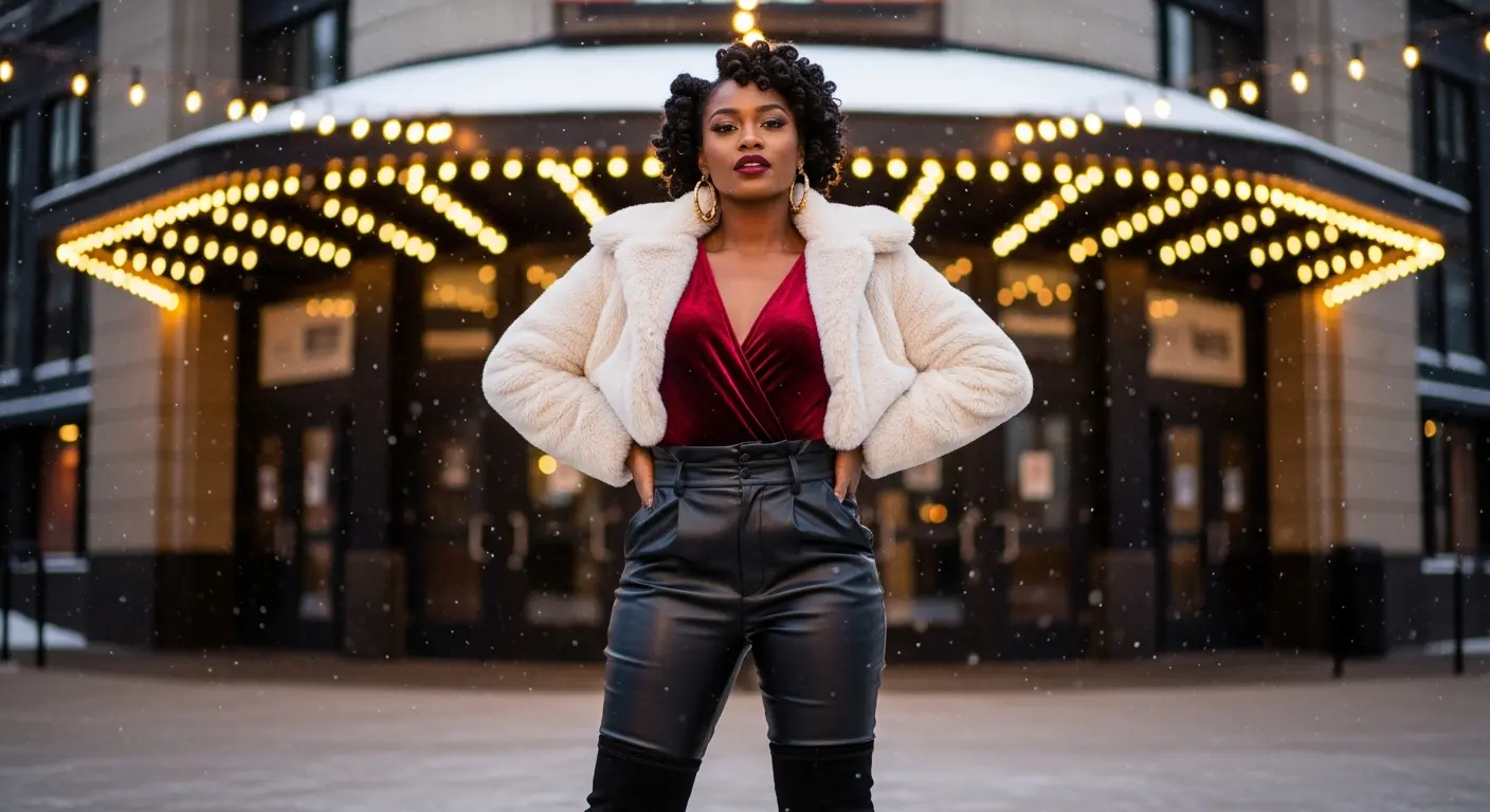 Winter concert outfits for Black women