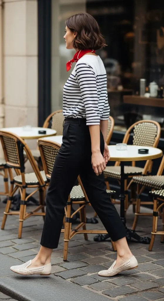 vintage D'Orsay flats women