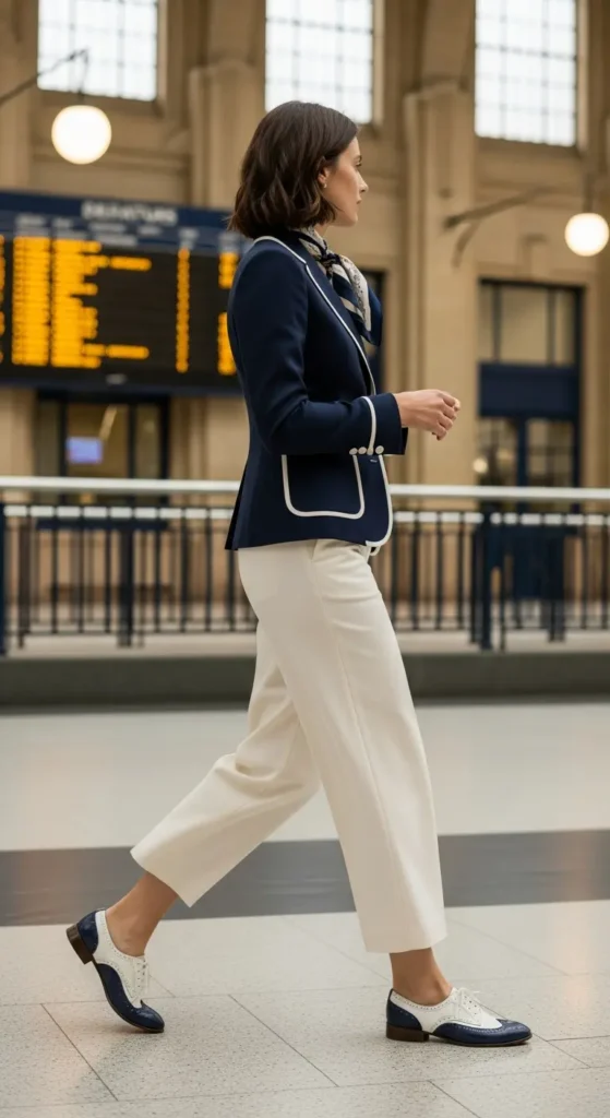 vintage spectator pumps women