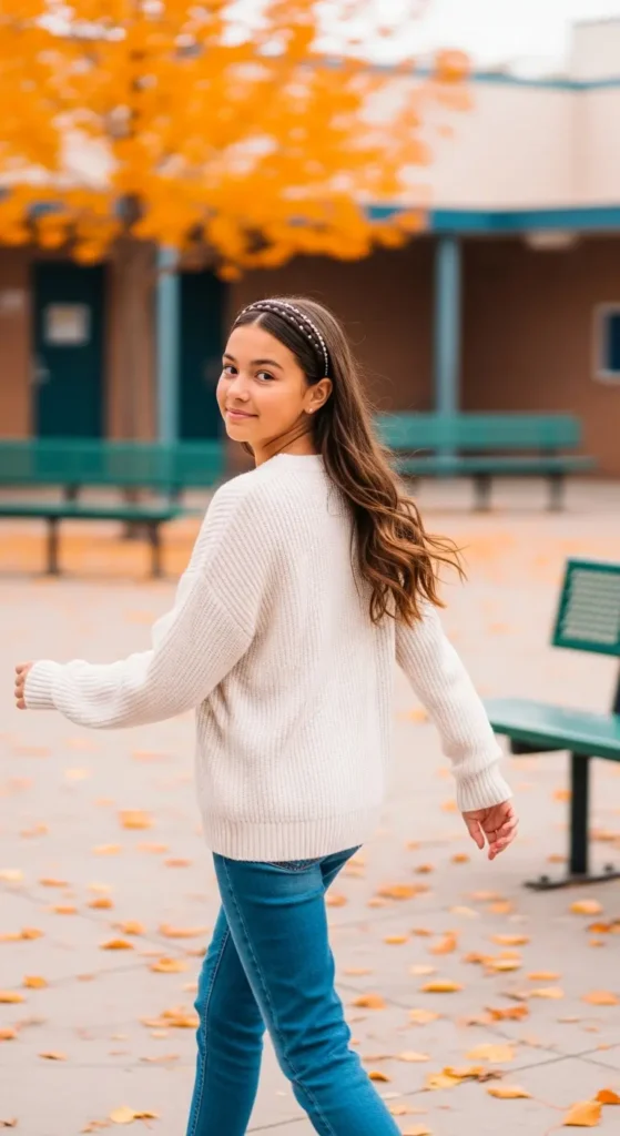 Braided headband school style