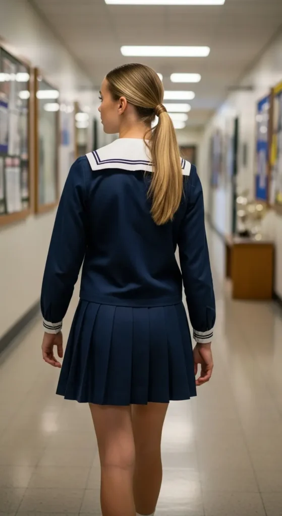 Low ponytail wrapped section