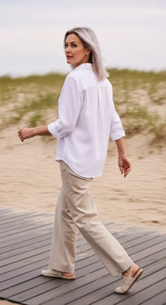 Vanilla blonde root shadow hair