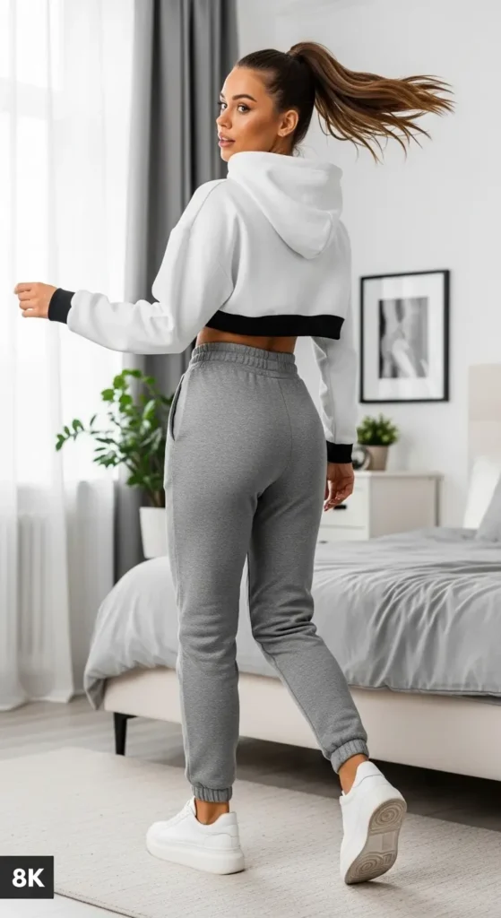 Athleisure sleepover outfit ideas