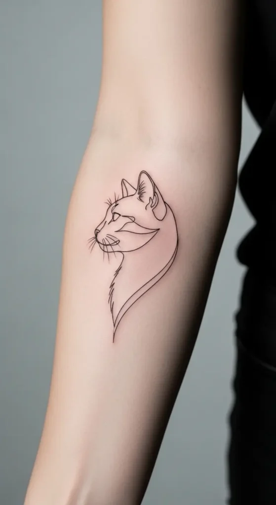 Fine line pet portrait