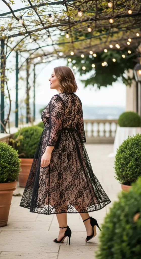 Lace overlay birthday dress