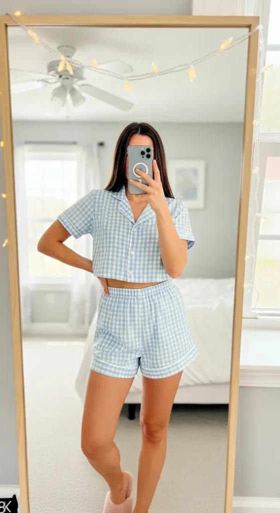 Matching sleepover pajama set