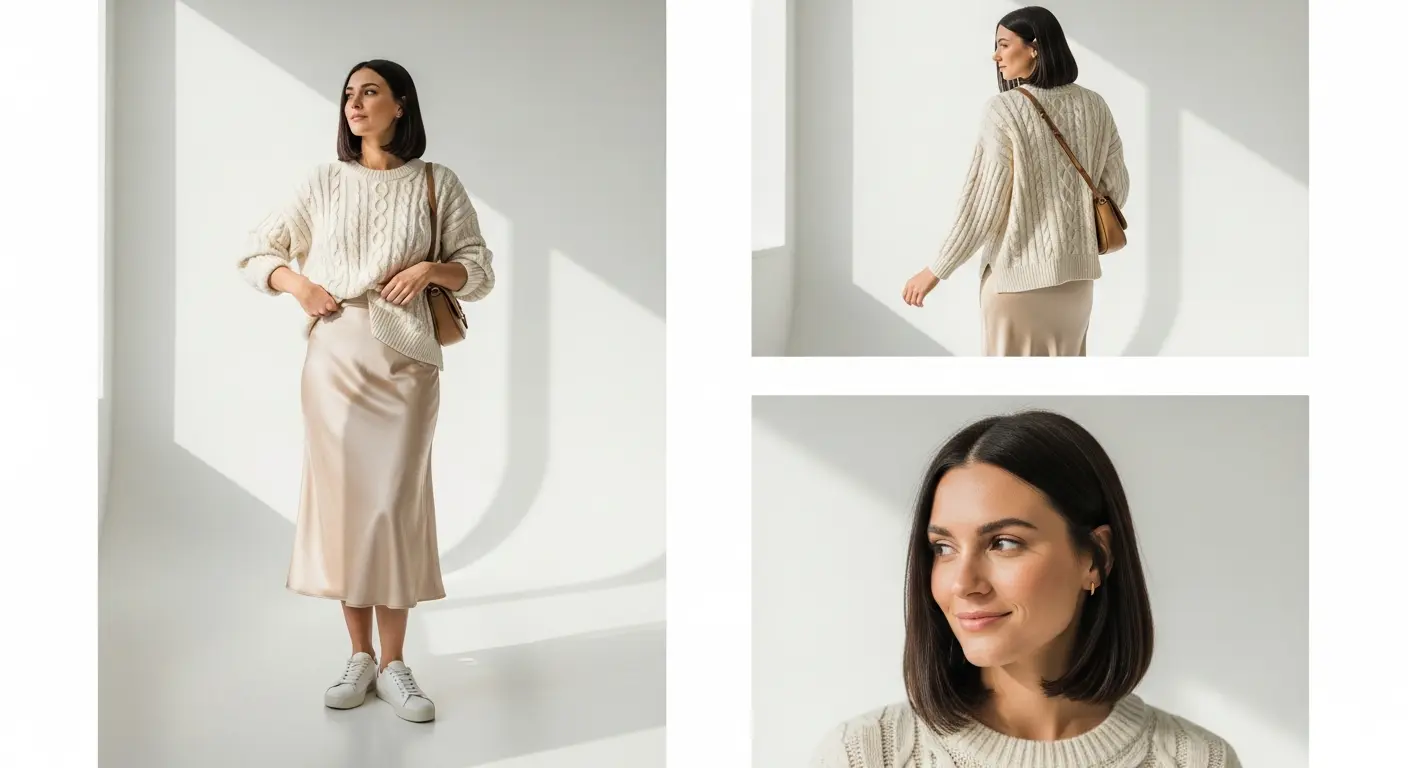 Satin Skirt Styling Ideas