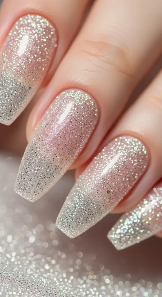 diamond dust nail designs