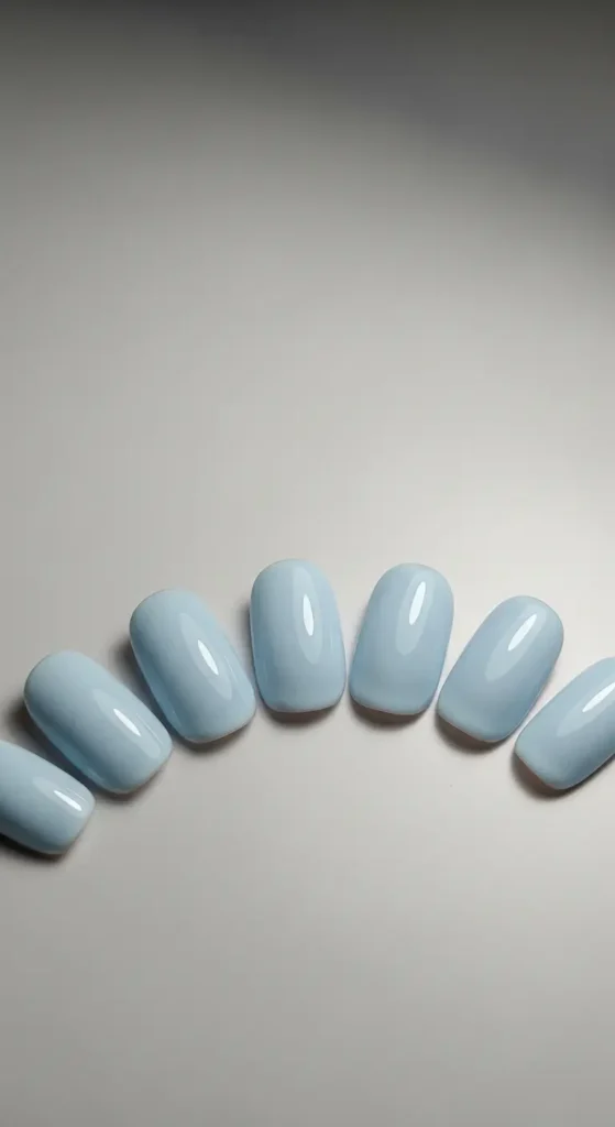 icy blue nail ideas