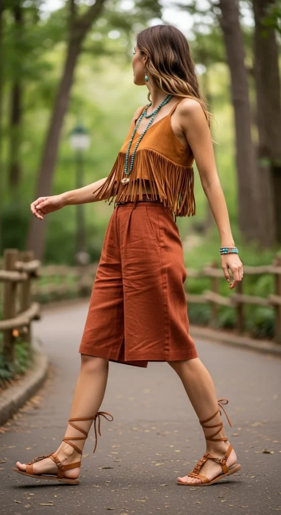 Pocahontas boho Disney park outfit